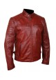 Men's Maroon Waxed Jacket